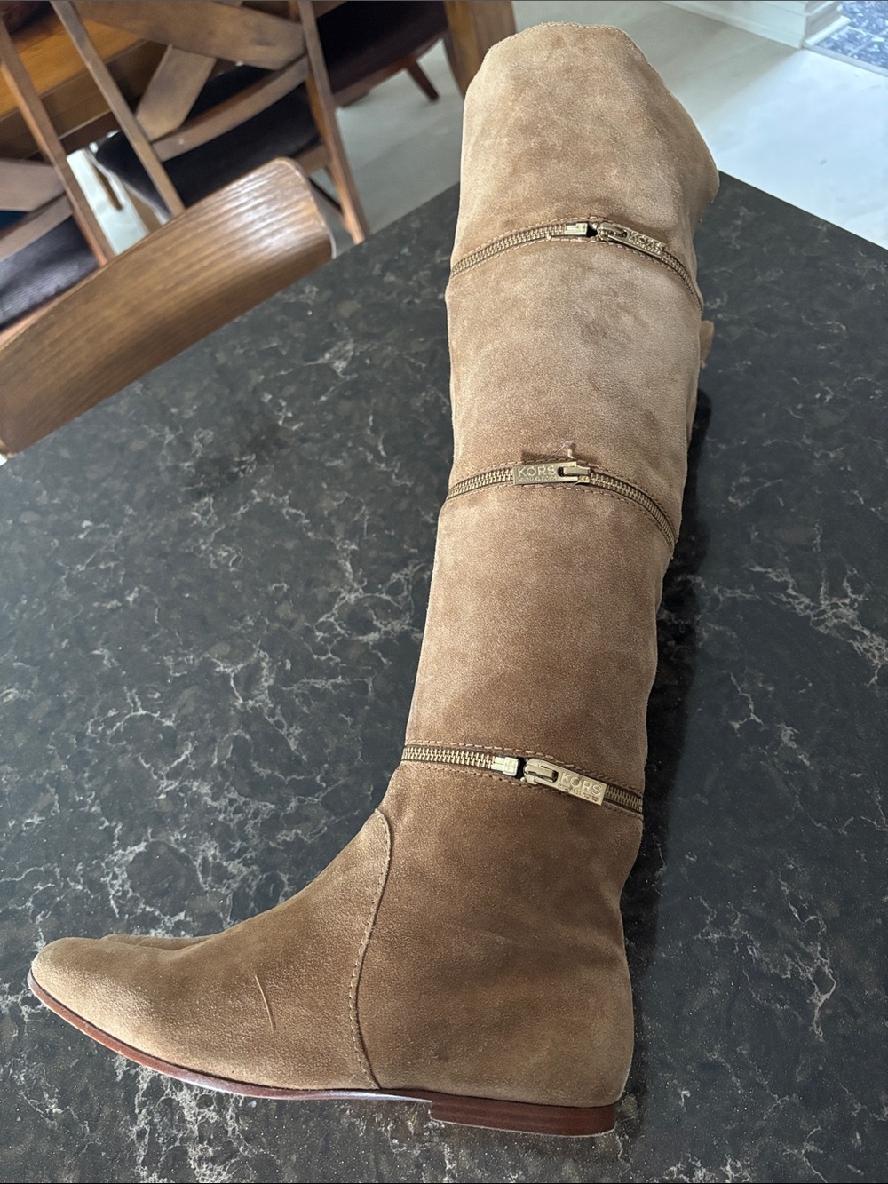 Michael Kors Suede Multi Wear Over-the-Knee Boots